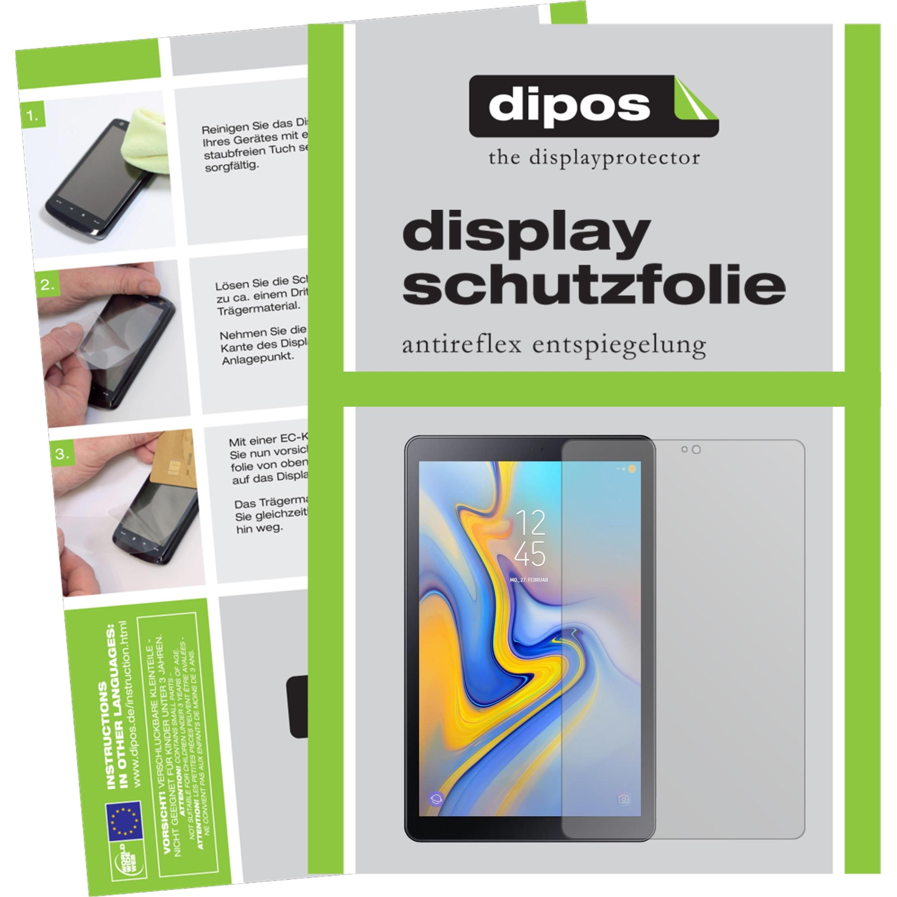 Dipos Displayschutzfolie Antireflex (1 Stück, Samsung Galaxy Tab A 10.5), Tablet Schutzfolie