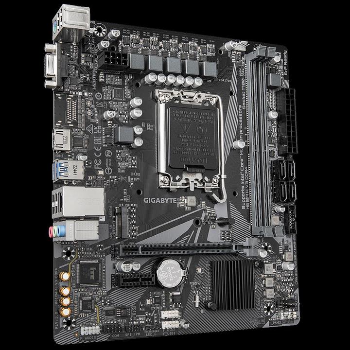 Image du produit Gigabyte MB GBT Intel 1700 H610M H V3 DDR4 (LGA 1700, Intel H610 Express, mATX)