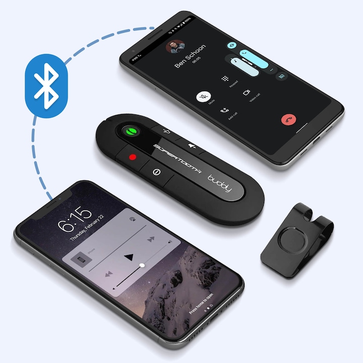 Productafbeelding Supertooth Buddy draagbare Bluetooth HFCK geïntegreerde batterij