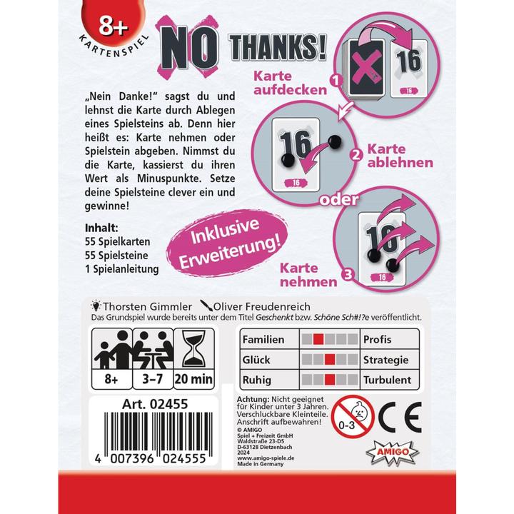 Productafbeelding Amigo Nee bedankt, d (Duits, 3 - 7 Spelers)