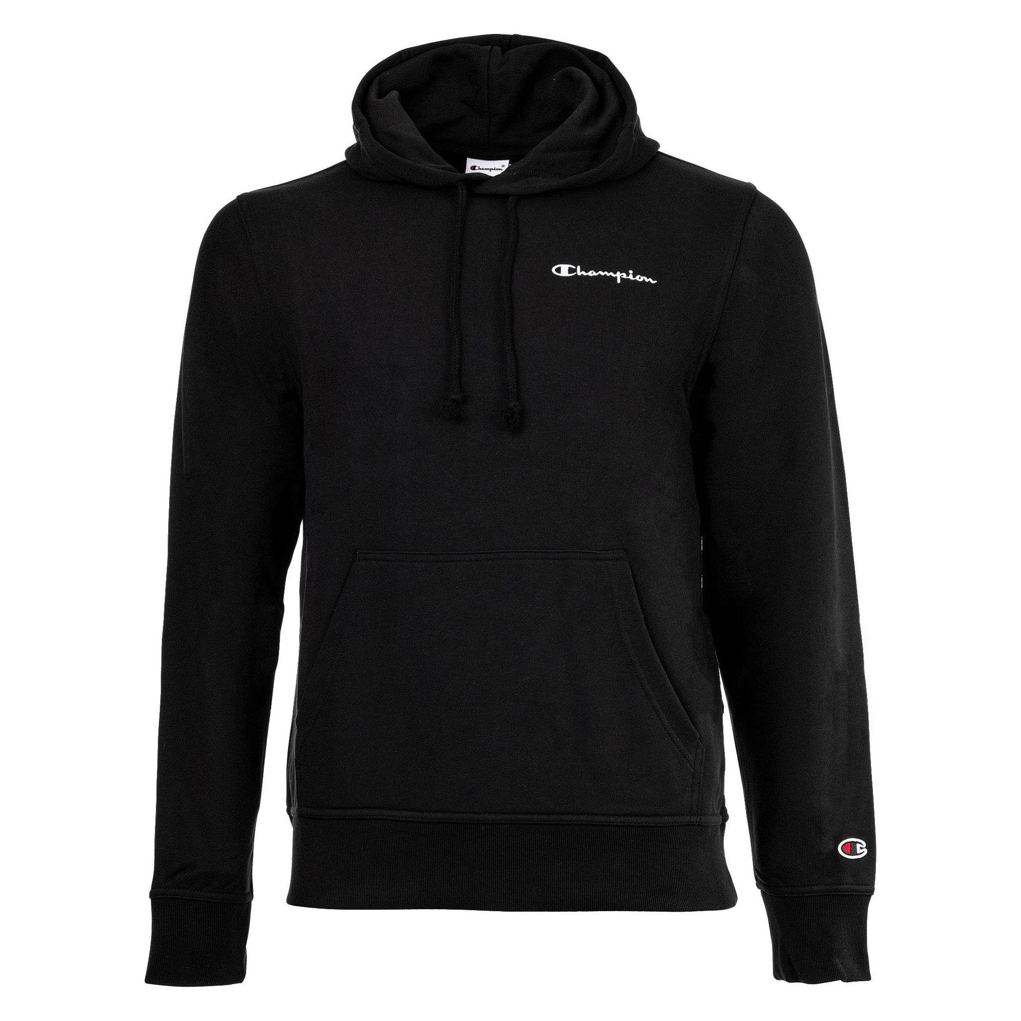 Champion, Herren, Pullover, Sweatshirt Casual Bequem Sitzend Hooded Sweatshirt Heavy Soft, Schwarz, (M)