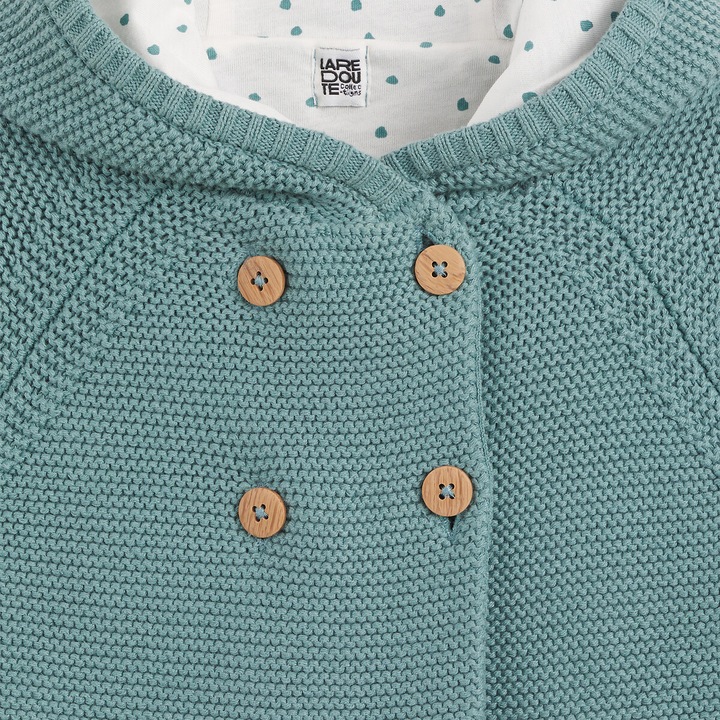 Image du produit La Redoute Collections Veste en tricot avec capuche (86)