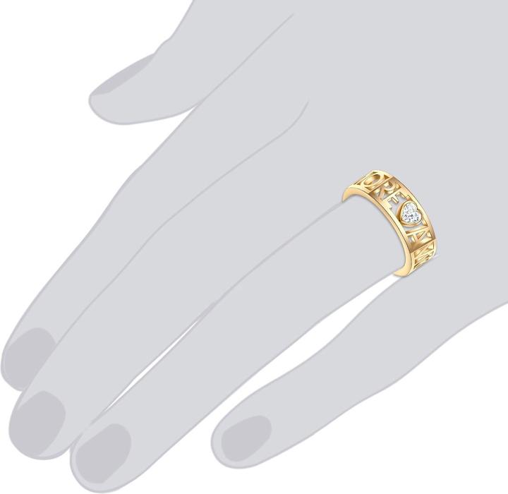 Image du produit Lulu & Jane Alliage métallique pour femme orné de cristaux Swarovski® or jaune - 29239 (58)