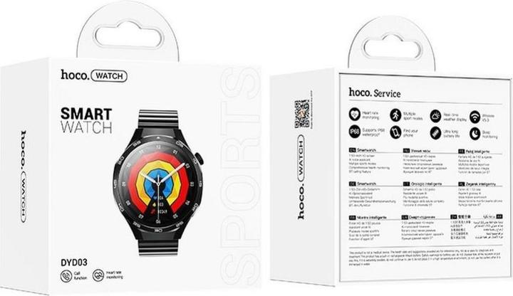 Actual product image Hoco Other Computer Accessory Smartwatch 1,53" TFT with call function DYD03 black