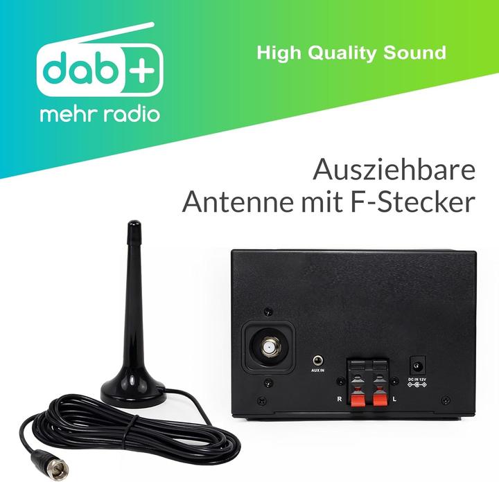 Actual product image Xoro Micro stereo system with Internet radio, DAB+, Bluetooth, CD player and USB media player (DAB+, FM, Web radio, Bluetooth, Wi-Fi)