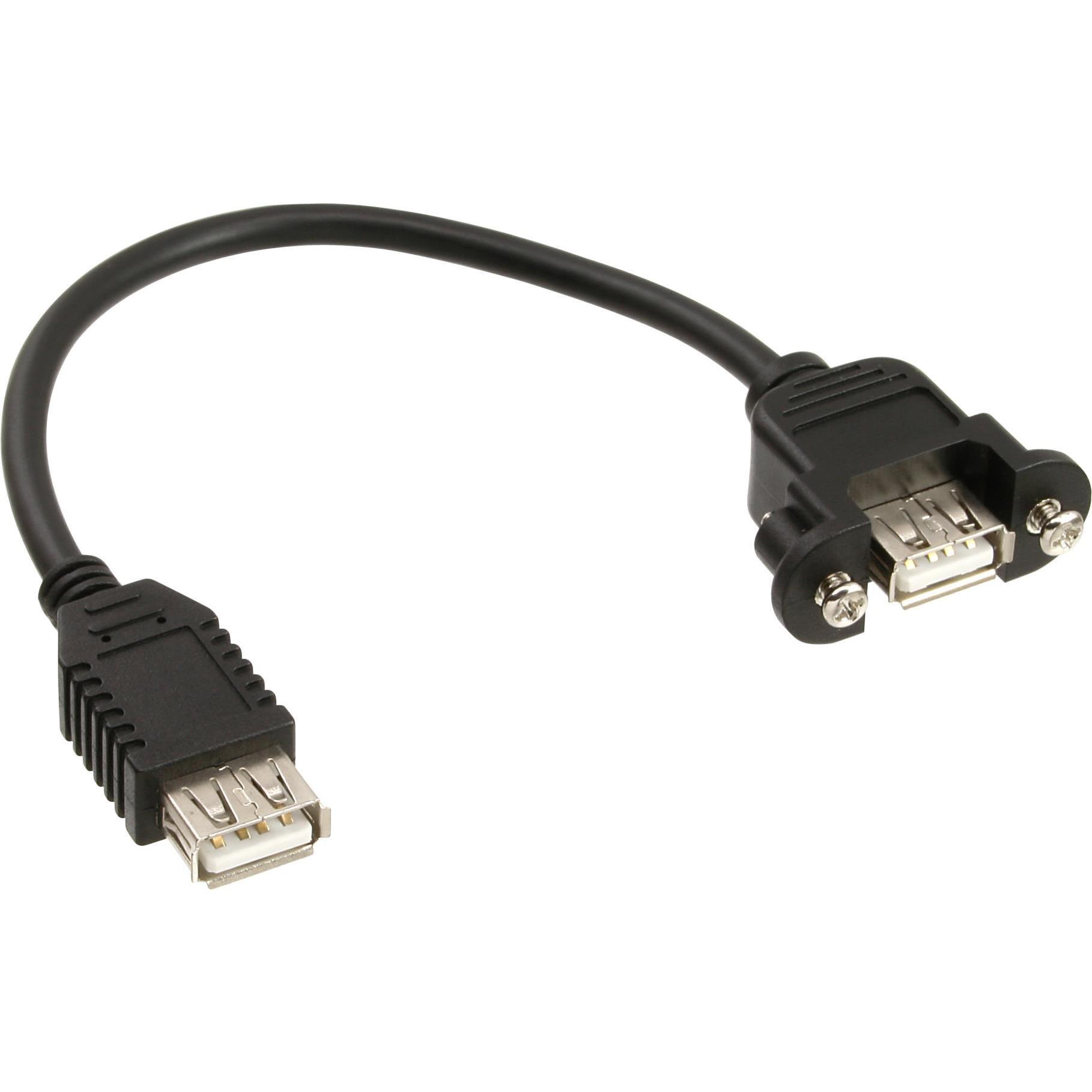 InLine USB 2.0 Adapterkabel (0.20 m, USB 2.0), USB Kabel