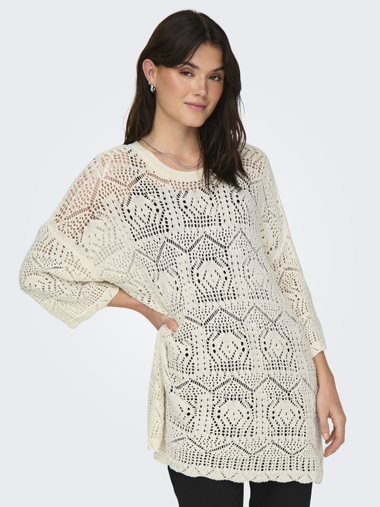 Actual product image Only American fit round neck drop shoulder jumper knitted jumper (S)