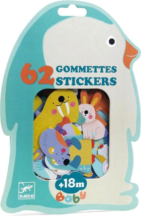 Djeco Autocollants pour les petits animaux polaires