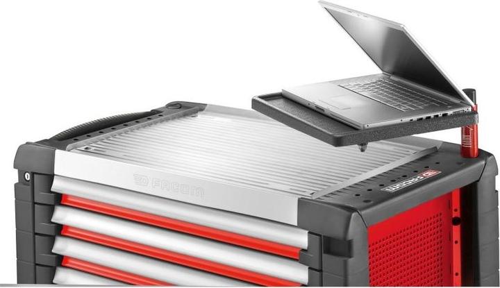 Actual product image Facom JET.A5-1GXL magnetic table with compartments Paper roll holder