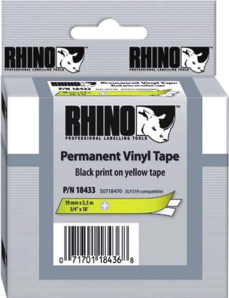 Actual product image Dymo Rhino 18433 Schriftband-Kassette