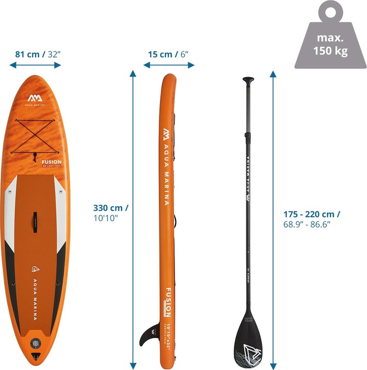 Produktbild Aqua Marina All-Around iSUP Fusion (10'10")