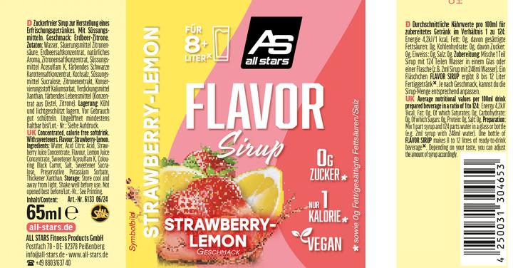 Valori nutrizionali e ingredienti All-Stars Flavor Sirup (1 x 6 cl)
