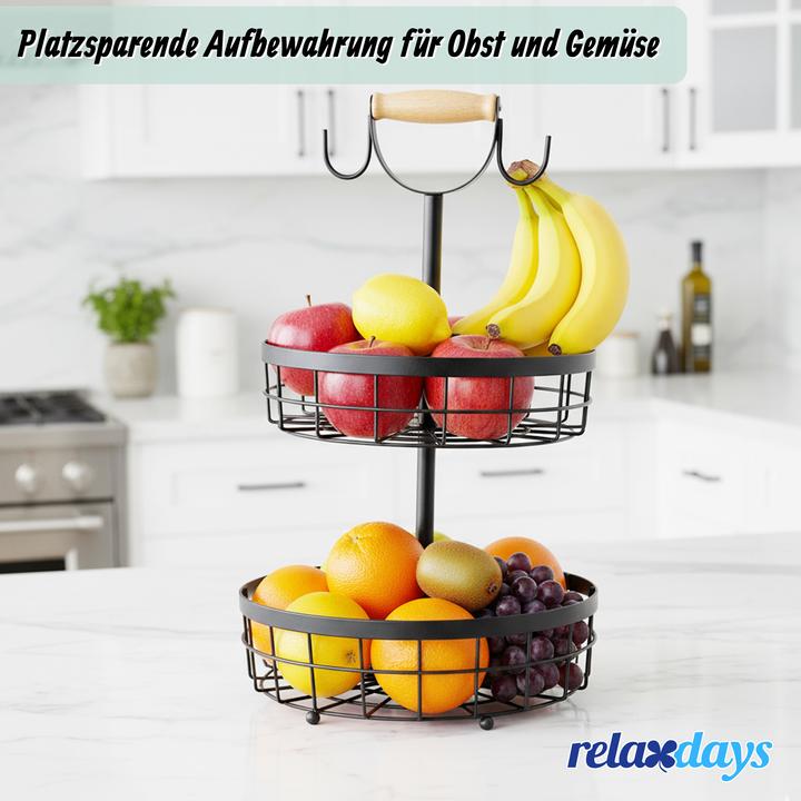 Produktbild Relaxdays Obstkorb-Etagere