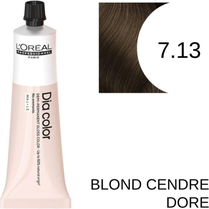 Produktbild L'Oréal Paris Loreal DIA Color 7,13 Mittelblond Asch Gold 60 ml (7.13 Gold-Aschblond)