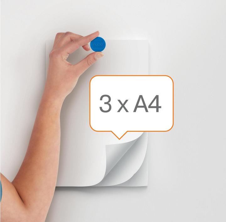 Actual product image Nobo Magnet Ø 2 cm 10 pieces, multicoloured (10 x)