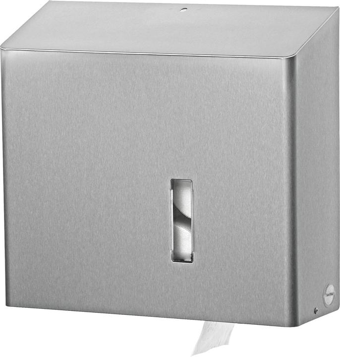 Ophardt Distributore di carta igienica in acciaio inox per 4 rotoli