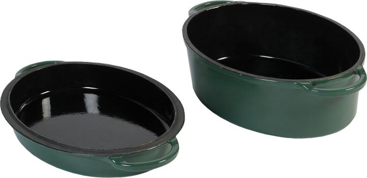 Actual product image Big Green Egg Green Dutch Oven Oval