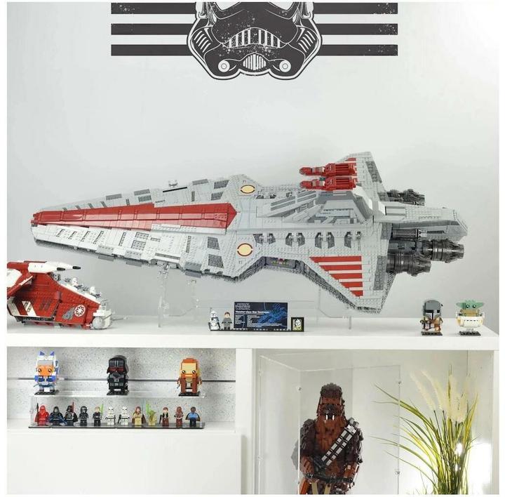 Produktbild iDisplayit Acryl-Ständer 2 in 1für LEGO 75367 SW Republikanischer Angriffskreuzer der Venator-Klasse