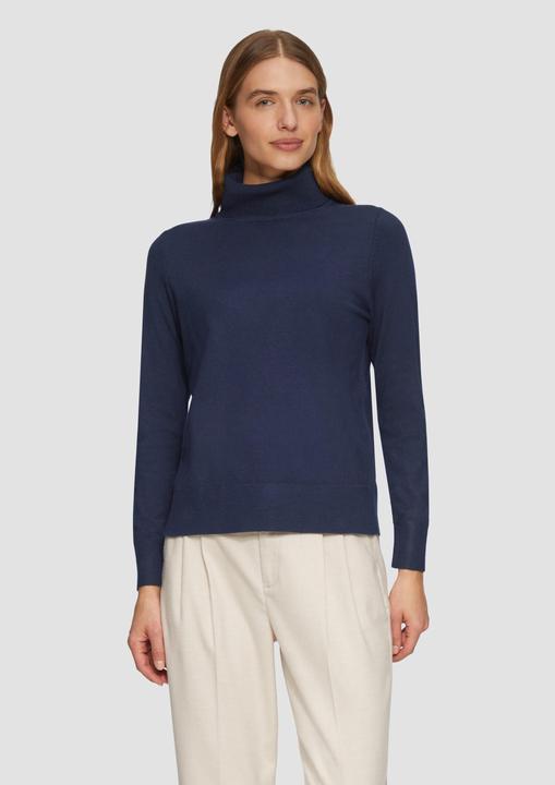 Actual product image s.Oliver Strickpullover Feinstrickpullover mit Rollkragen (34)