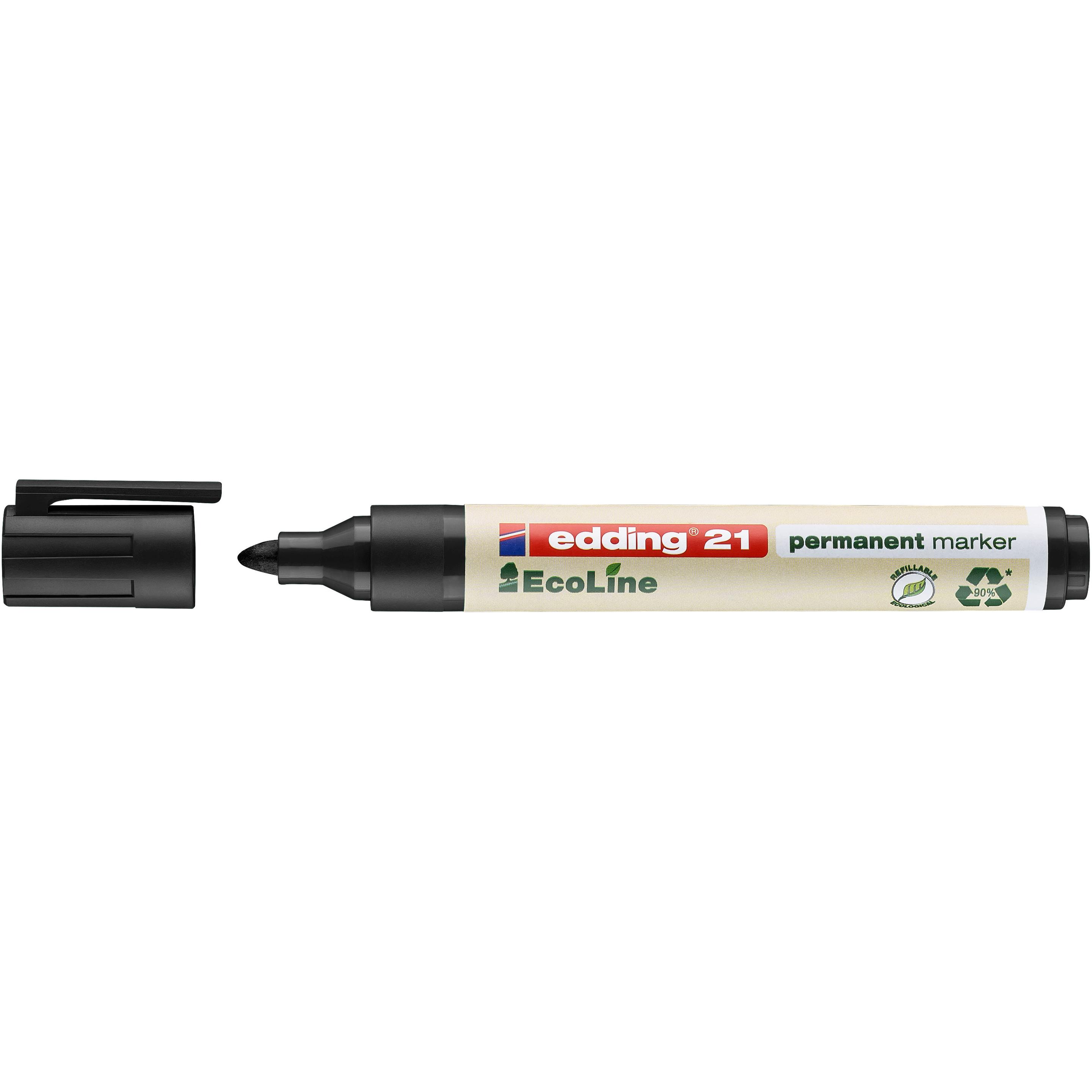 Thumbnail - Edding, Marker, Permanent Marker 21 (Schwarz, 3 mm, 1 x)