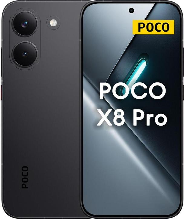 Xiaomi Smartphone MOBILE PHONE X8 PRO/8/256GB BLACK MZB0MY8EU (256 GB, Black, Schwarz, 6.59", Dual SIM, 5G)