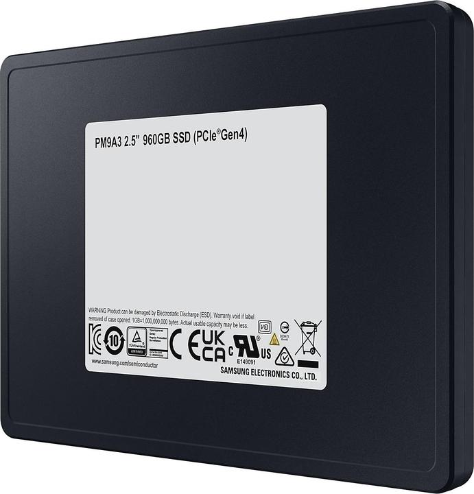 Actual product image Samsung PM9A3 Retail (960 GB, 2.5")