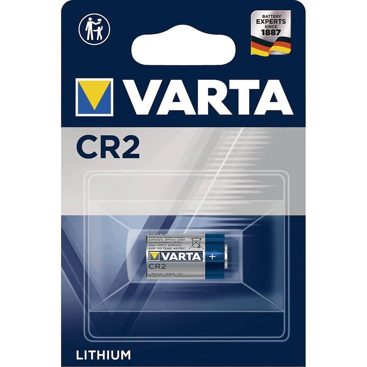 Actual product image Varta Cr2 (1 pcs., CR2, 880 mAh)