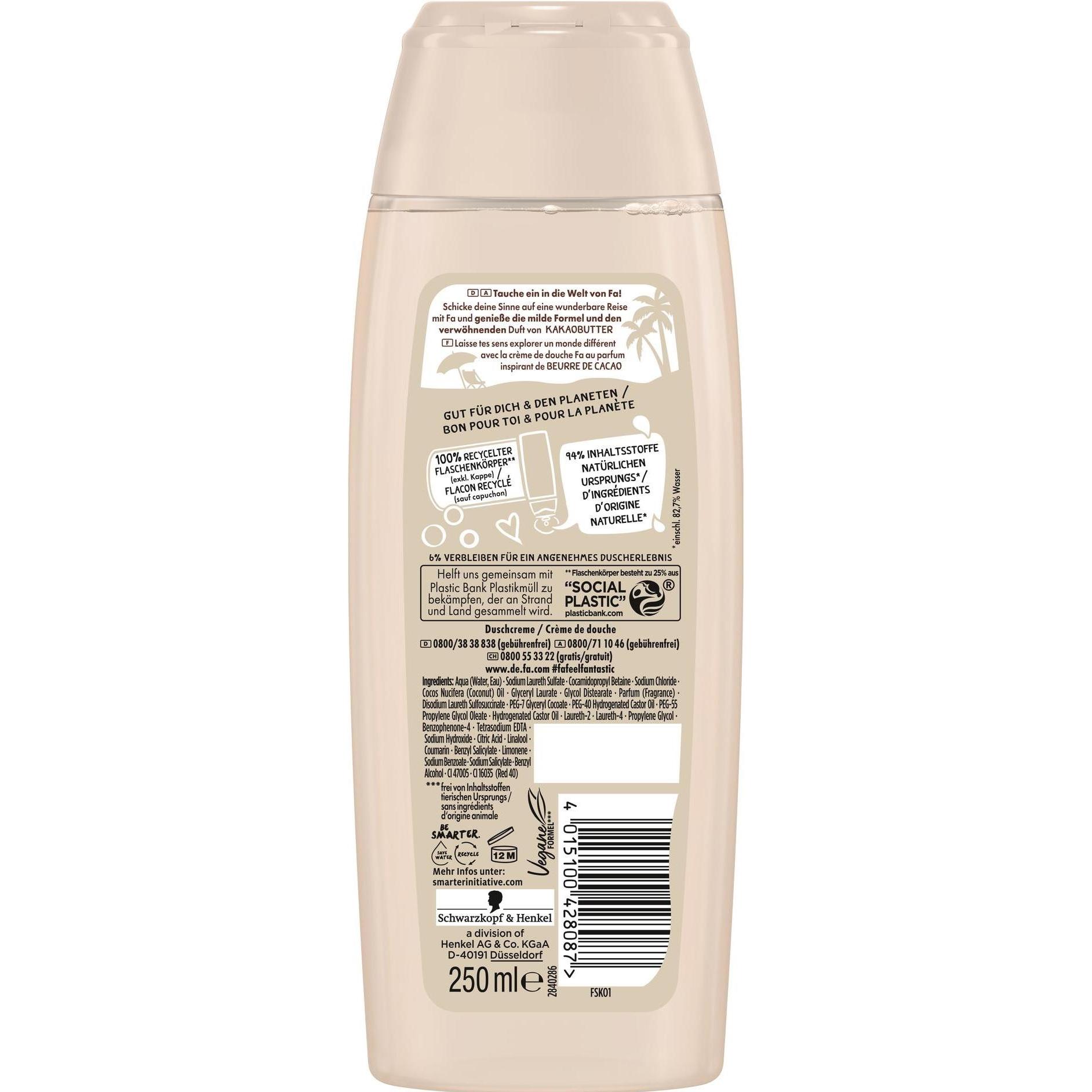 Thumbnail - Fa, Duschmittel, Duschcreme Duschcreme und -Öl Kakao 250 ml (250 ml)