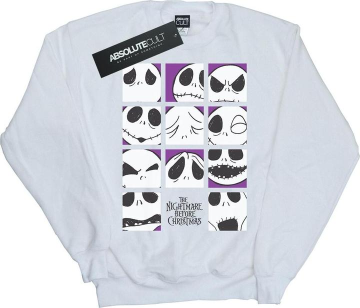 Produktbild Disney Nightmare Before Christmas Many Faces Of Jack Squares Sweatshirt (XXL)