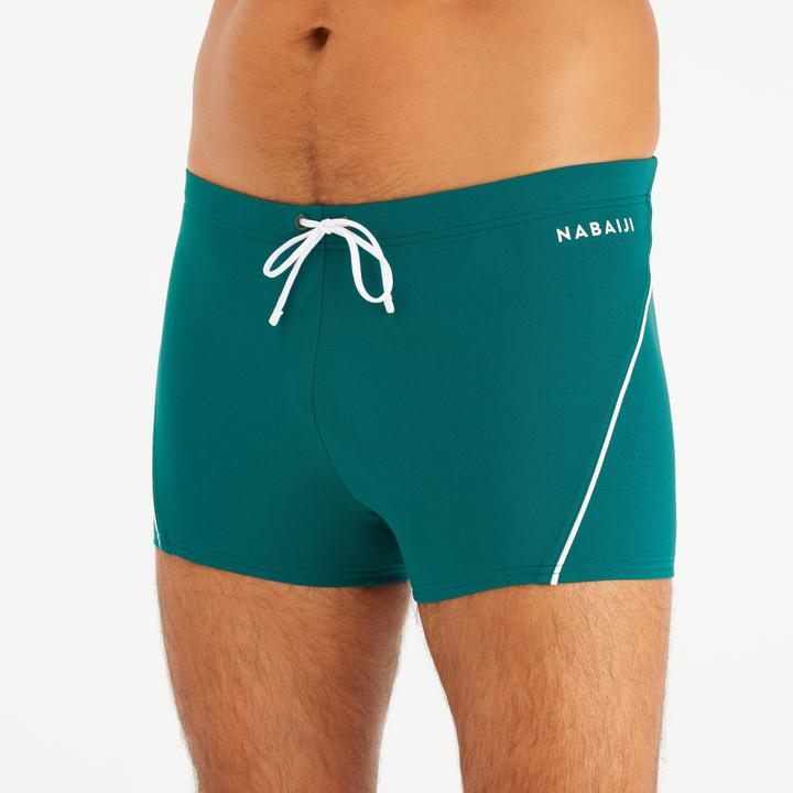Actual product image Nabaiji Badehose Boxer Herren - 100 Plus grün (46)