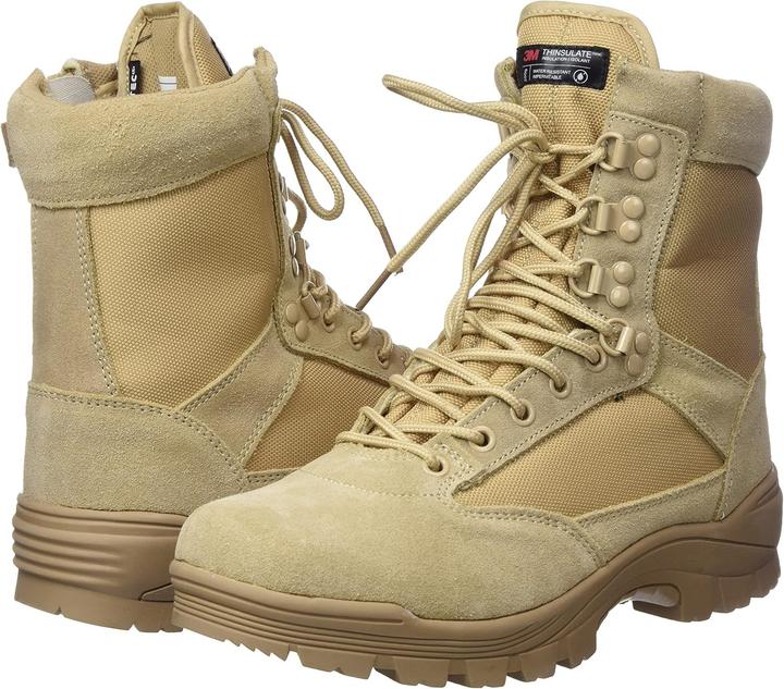 Actual product image Mil-tec Tactical Boot M.Ykk Zipper Brown 46 (46)