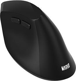 Actual product image Marvo HIPO Maus schnurlos, schwarz, 1600DPI (Wireless)