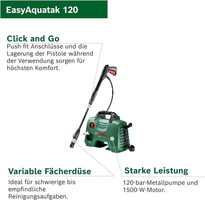 Actual product image Bosch Home & Garden EasyAquatak 120 (Electrical connection)
