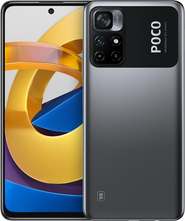 Produktbild Xiaomi Poco M4 Pro (64 GB, Power Black, 6.60", Dual SIM, 5G)