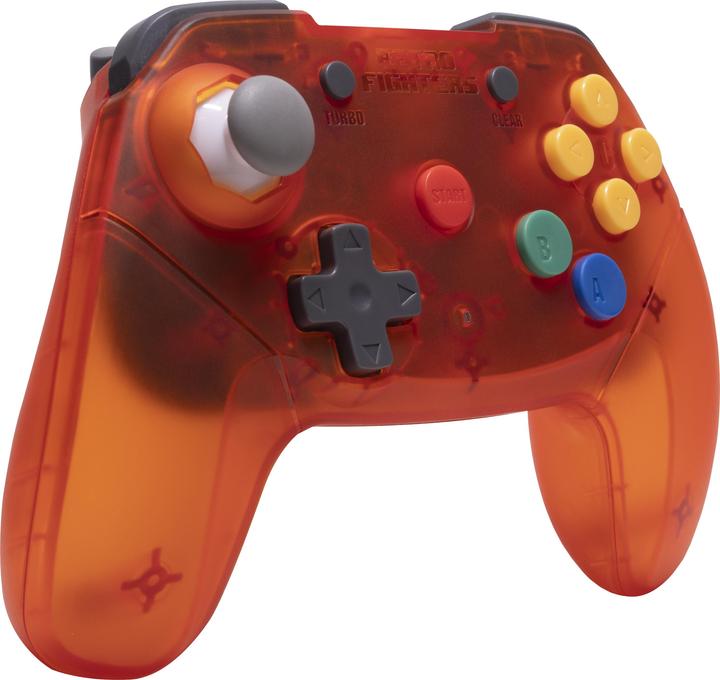 Retro Fighters Brawler64 2.4G Orange - Manette - Nintendo 64