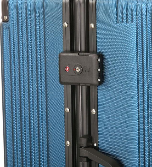 Actual product image Vedia Kofferset «Chicago», 3-teilig mit 4 Rollen und TSA-Schloss