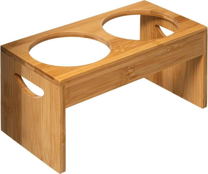 Actual product image 5Five 2 stainless steel containers with holder in bamboo