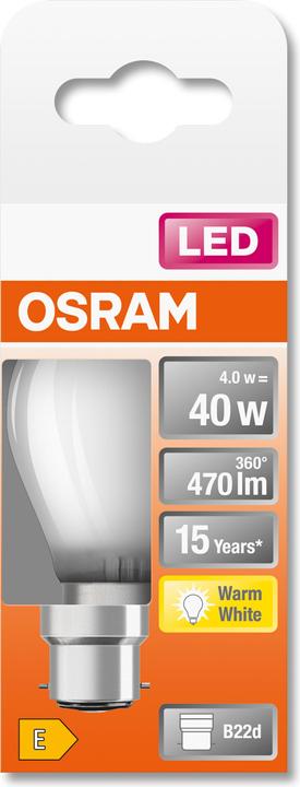 Immagine prodotto Osram Led Retrofit Classic P (B22d, 470 lm, 1 x)