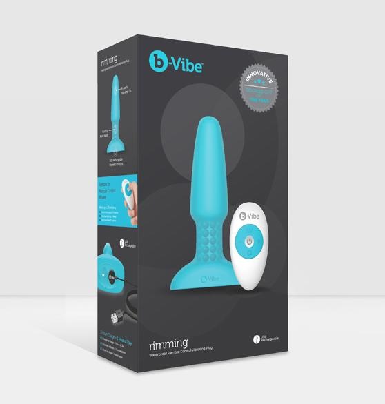 Actual product image Shots Rimming Remote Control Plug Teal