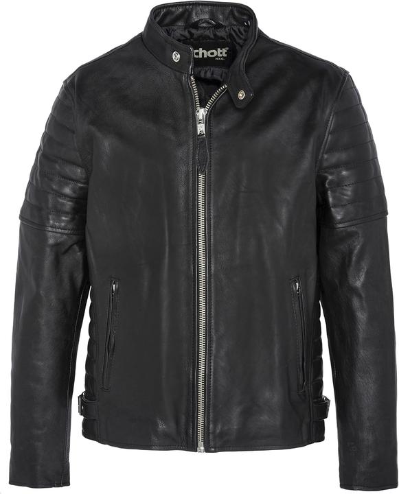 Actual product image Schott Nyc Leather Biker Jacket (3XL)