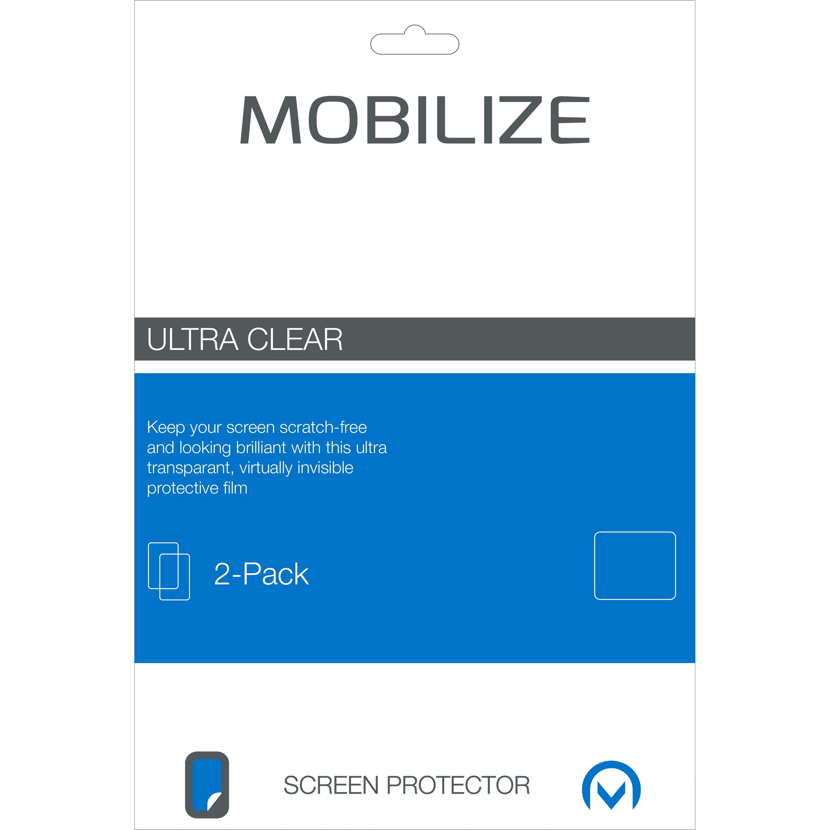Mobilize Klarer 2er-Pack PET (2 Stück, Samsung), Tablet Schutzfolie