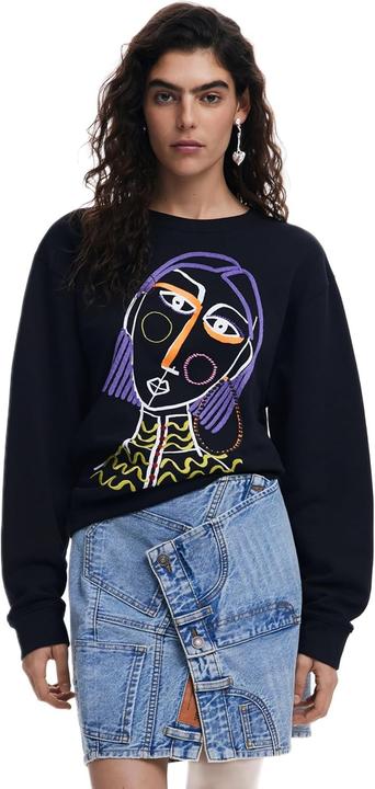 Produktbild Desigual Sweat Face 2017 Carbon XL, Zwart, XL (XL)