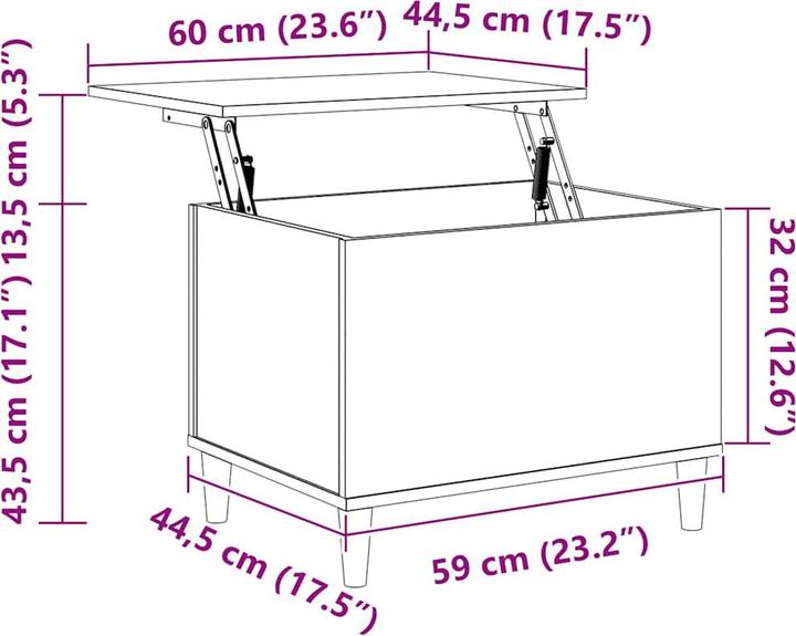 Produktbild vidaXL Couchtisch