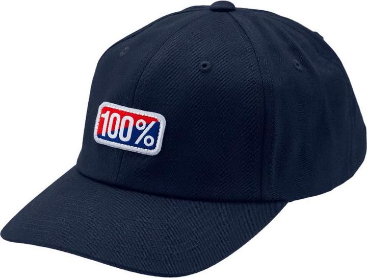 Produktbild 100% CASUAL Select Dad Hat Navy OSFM Mütze, Schwarz, Standard, Unisex, Erwachsene