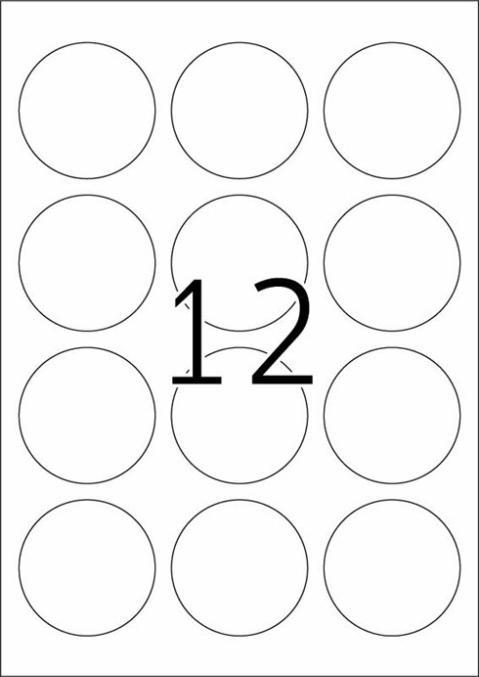 Produktbild HERMA Neon Etiketten A4