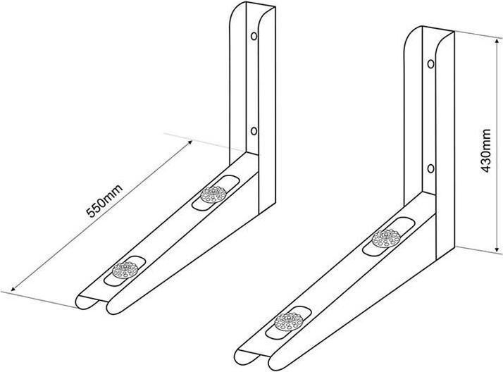 Actual product image Maclean MC-624 Air conditioner holder