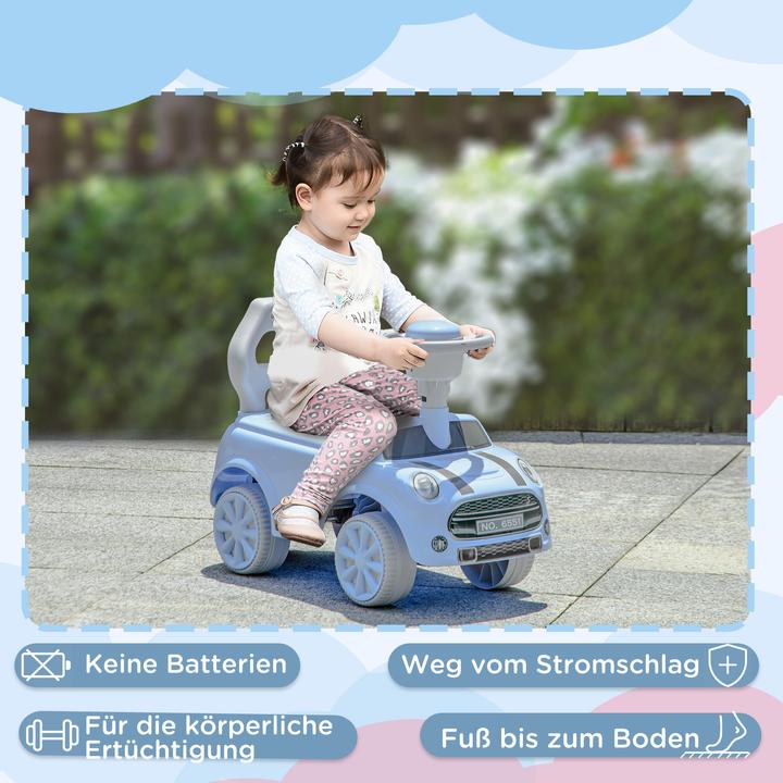 Actual product image Aiyaplay Rutschauto Kunststoff Hellblau