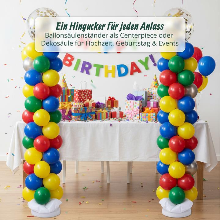 Actual product image Relaxdays 2x balloon stand