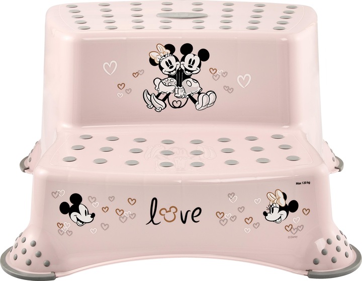 Actual product image keeeper kids step stool igor "Minnie", nordic-pink
