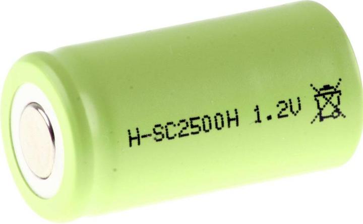 Actual product image Mexcel Spezial-Akku Sub-C NiMH 1.2 V 2500 mAh (1 pcs., Sub-C, 2500 mAh)
